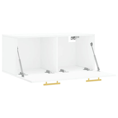 vidaXL Wall Cabinet White 80x36,5x35 cm Engineered Wood