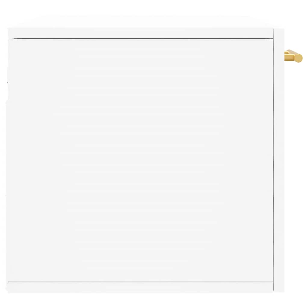 vidaXL Wall Cabinet White 80x36.5x35 cm Engineered Wood