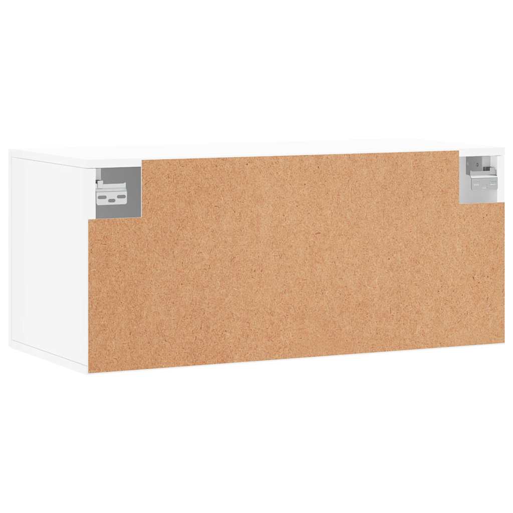 vidaXL Wall Cabinet White 80x36,5x35 cm Engineered Wood