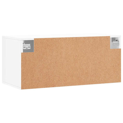 vidaXL Wall Cabinet White 80x36,5x35 cm Engineered Wood