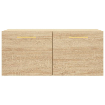 vidaXL Wall Cabinet Sonoma Oak 80x36.5x35 cm Engineered Wood