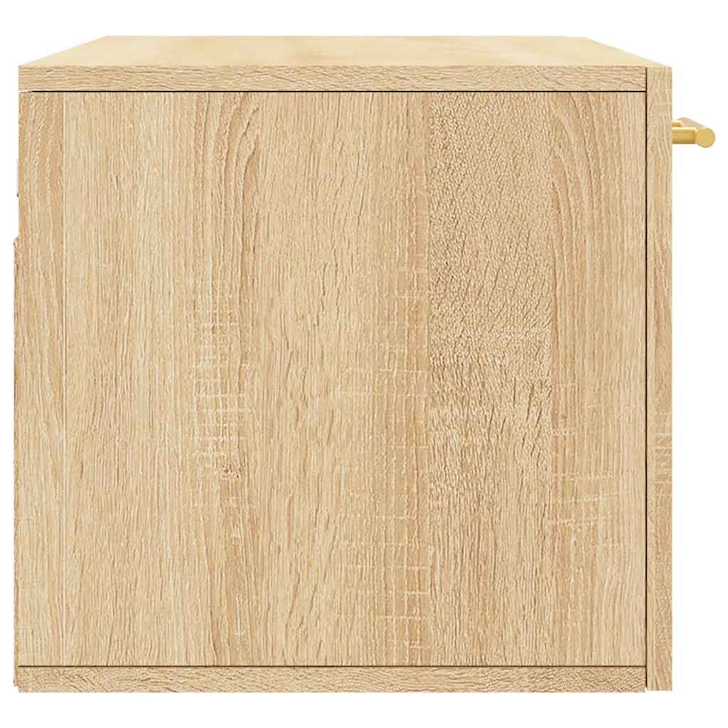 vidaXL Wall Cabinet Sonoma Oak 80x36,5x35 cm Engineered Wood