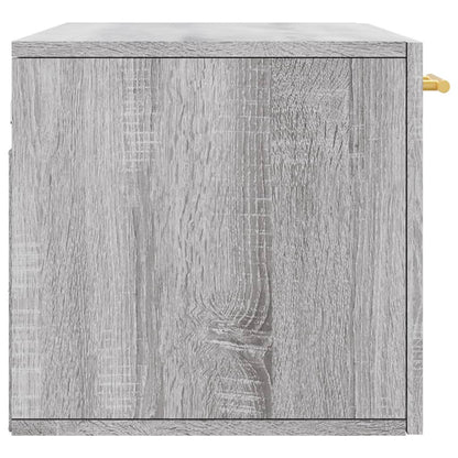 vidaXL Wall Cabinet Grey Sonoma 80x36.5x35 cm Engineered Wood