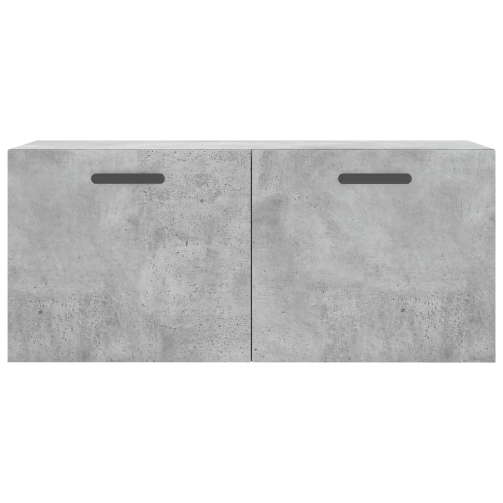 vidaXL Wall Cabinet | Concrete Grey | Engineered Wood | 80x36.5x35 cm
