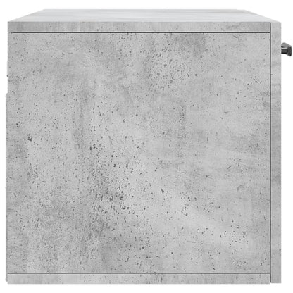 vidaXL Wall Cabinet | Concrete Grey | Engineered Wood | 80x36.5x35 cm