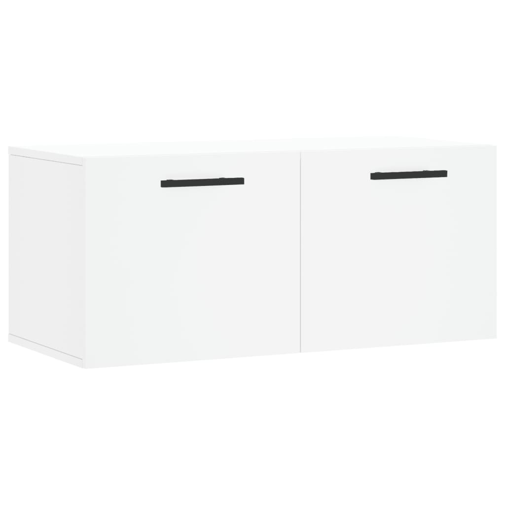 vidaXL Wall Cabinet White 80x36,5x35 cm Engineered Wood