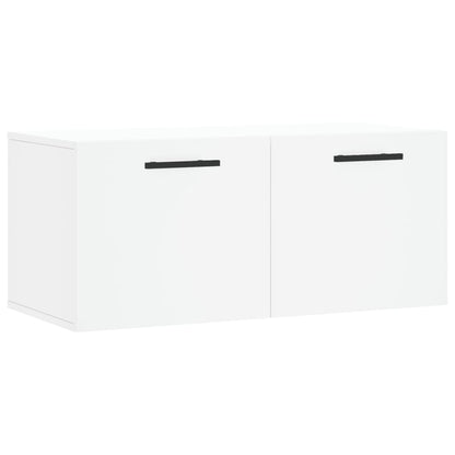 vidaXL Wall Cabinet White 80x36,5x35 cm Engineered Wood