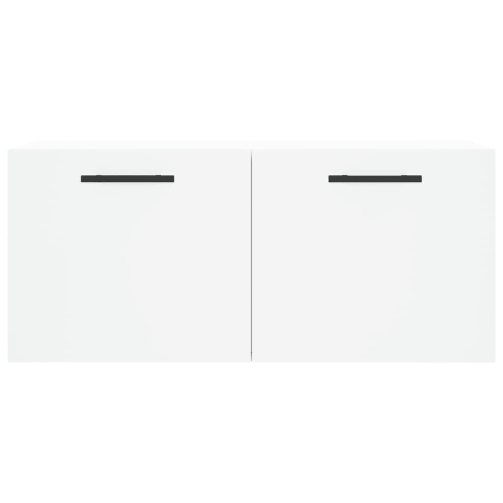 vidaXL Wall Cabinet White 80x36.5x35 cm Engineered Wood