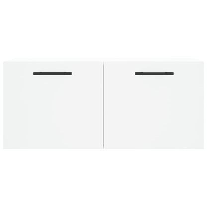 vidaXL Wall Cabinet White 80x36.5x35 cm Engineered Wood