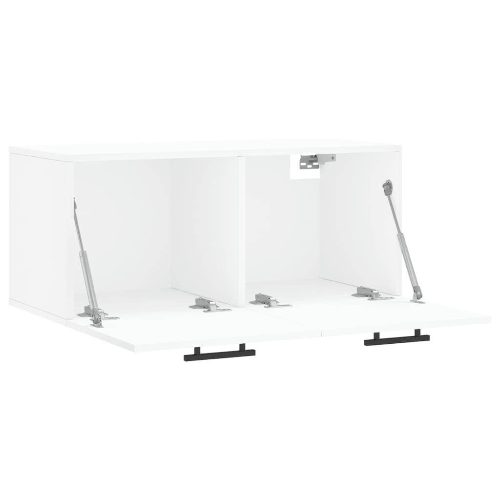 vidaXL Wall Cabinet White 80x36.5x35 cm Engineered Wood