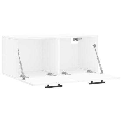 vidaXL Wall Cabinet White 80x36.5x35 cm Engineered Wood
