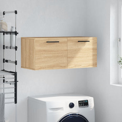 vidaXL Wall Cabinet Sonoma Oak 80x36,5x35 cm Engineered Wood
