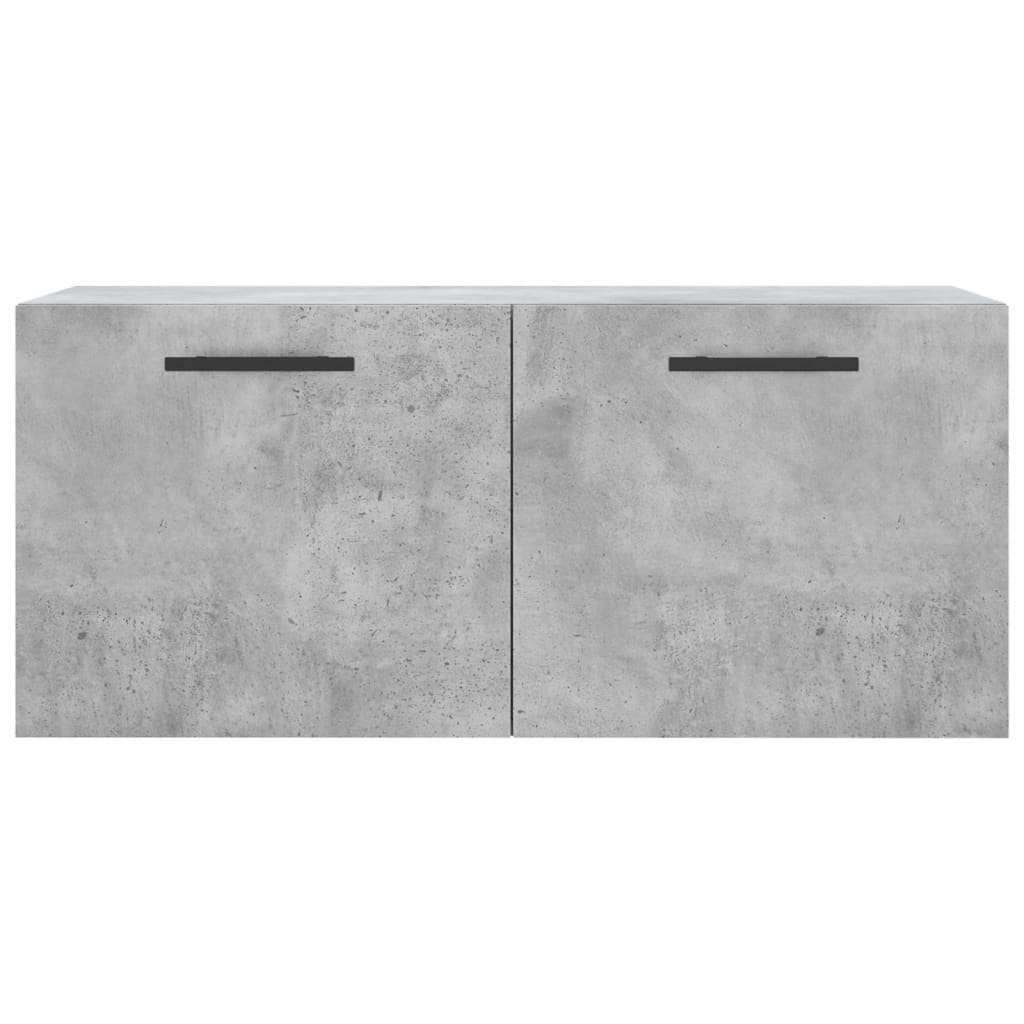 vidaXL Wall Cabinet Concrete Grey 80x36,5x35 cm Engineered Wood