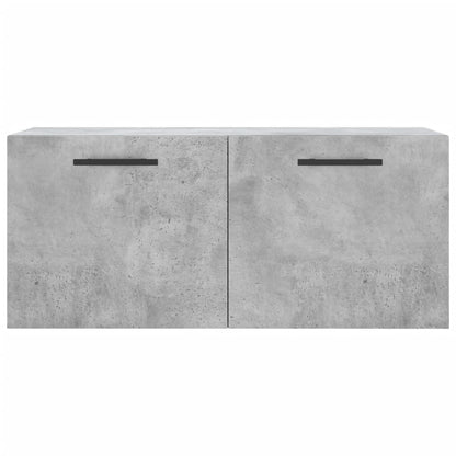 vidaXL Wall Cabinet Concrete Grey 80x36,5x35 cm Engineered Wood
