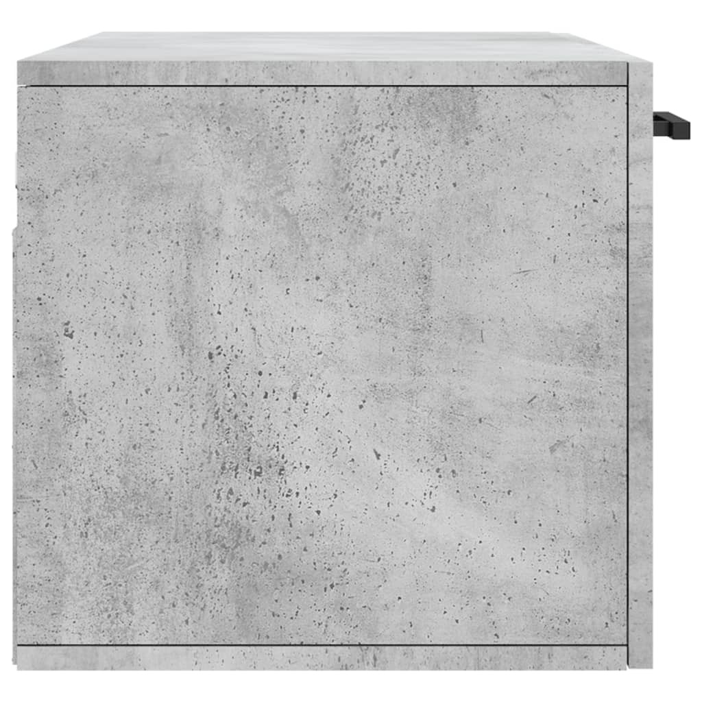 vidaXL Wall Cabinet Concrete Grey 80x36,5x35 cm Engineered Wood