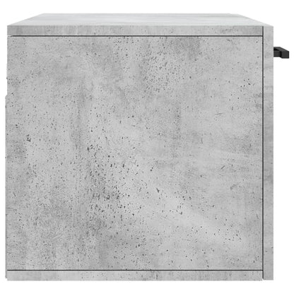 vidaXL Wall Cabinet Concrete Grey 80x36,5x35 cm Engineered Wood