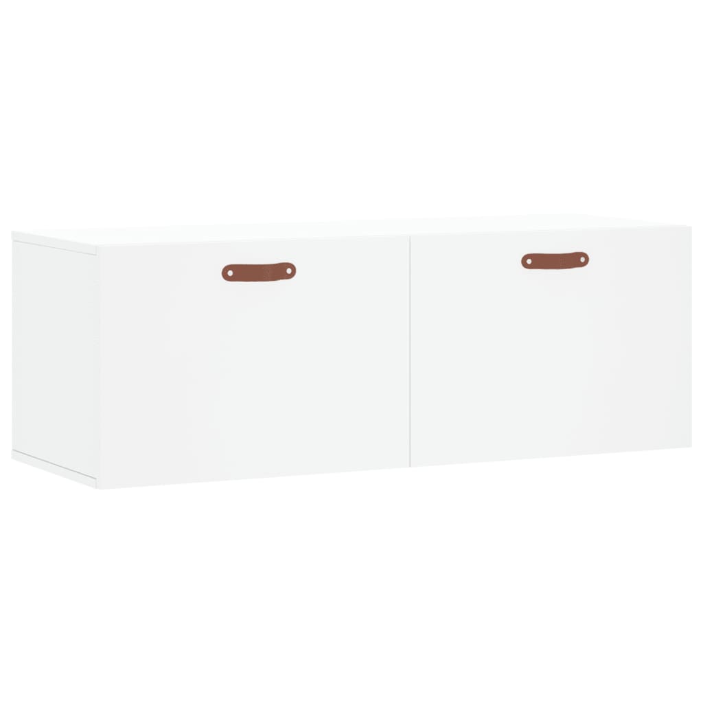 vidaXL Wall Cabinet White 100x36,5x35 cm Engineered Wood