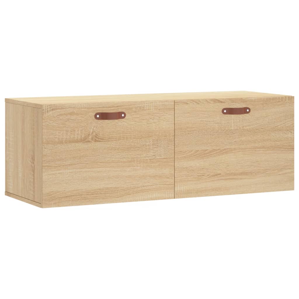 vidaXL Wall Cabinet Sonoma Oak 100x36,5x35 cm Engineered Wood