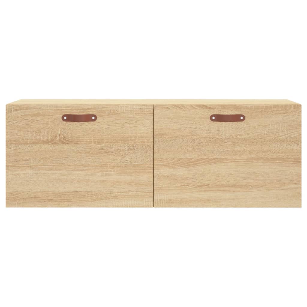 vidaXL Wall Cabinet Sonoma Oak 100x36,5x35 cm Engineered Wood