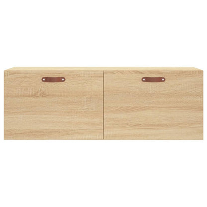 vidaXL Wall Cabinet Sonoma Oak 100x36,5x35 cm Engineered Wood