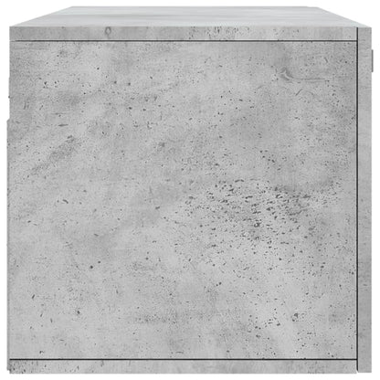 vidaXL Wall Cabinet Concrete Grey 100x36,5x35 cm Engineered Wood