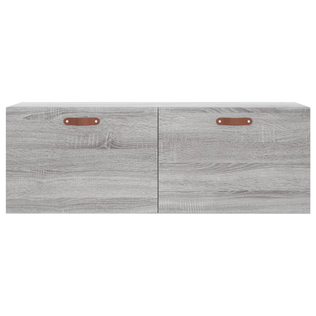 vidaXL Wall Cabinet Grey Sonoma 100x36,5x35 cm Engineered Wood