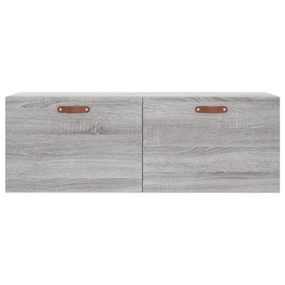 vidaXL Wall Cabinet Grey Sonoma 100x36,5x35 cm Engineered Wood