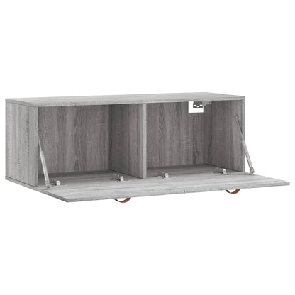 vidaXL Wall Cabinet Grey Sonoma 100x36,5x35 cm Engineered Wood