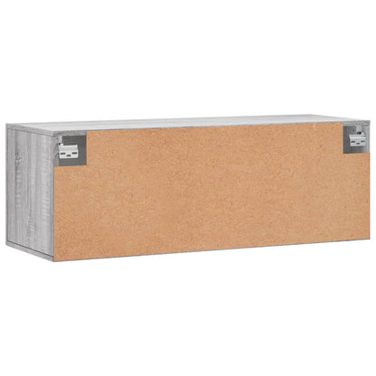 vidaXL Wall Cabinet Grey Sonoma 100x36,5x35 cm Engineered Wood