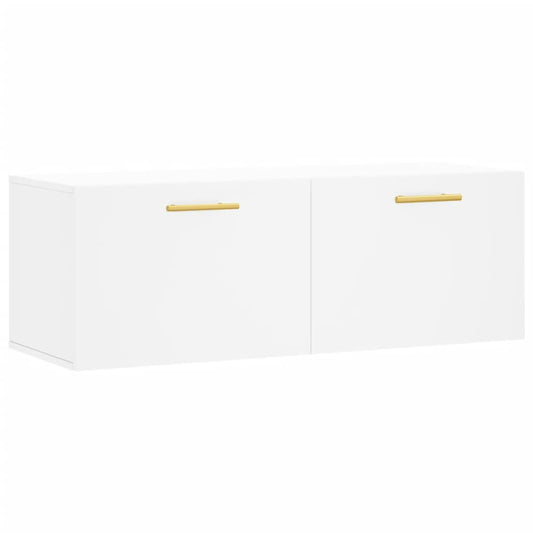 vidaXL Wall Cabinet White 100x36.5x35 cm Engineered Wood