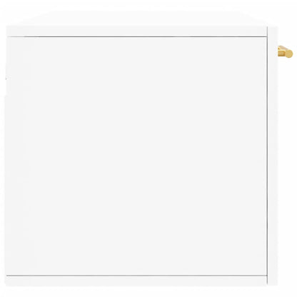 vidaXL Wall Cabinet White 100x36.5x35 cm Engineered Wood