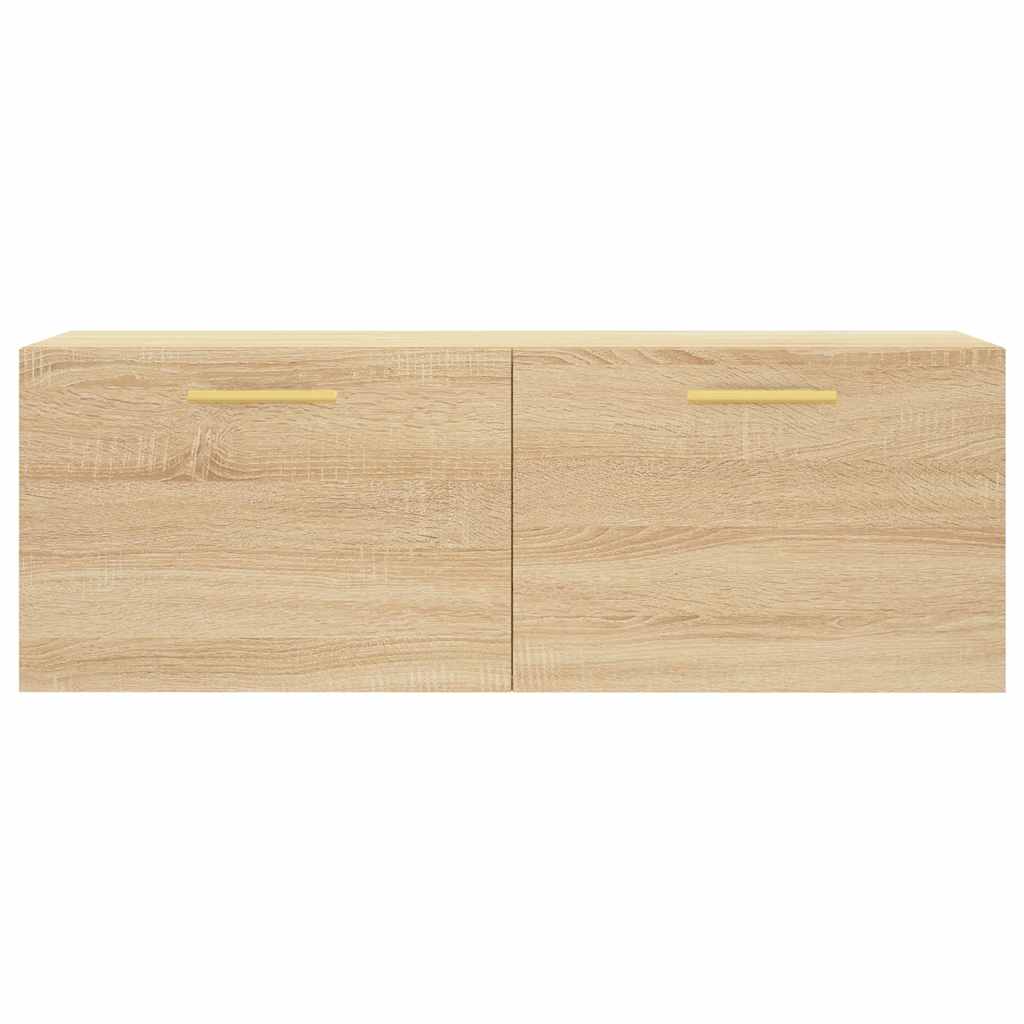 vidaXL Wall Cabinet Sonoma Oak 100x36,5x35 cm Engineered Wood