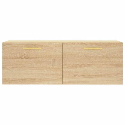 vidaXL Wall Cabinet Sonoma Oak 100x36,5x35 cm Engineered Wood