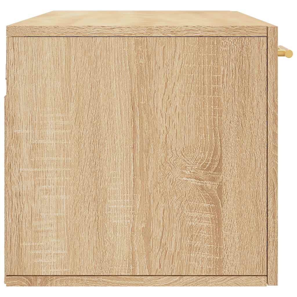 vidaXL Wall Cabinet Sonoma Oak 100x36,5x35 cm Engineered Wood