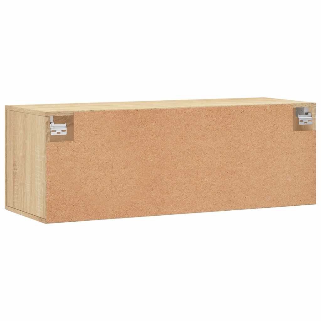 vidaXL Wall Cabinet Sonoma Oak 100x36,5x35 cm Engineered Wood
