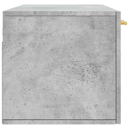vidaXL Wall Cabinet Concrete Grey 100x36,5x35 cm Engineered Wood