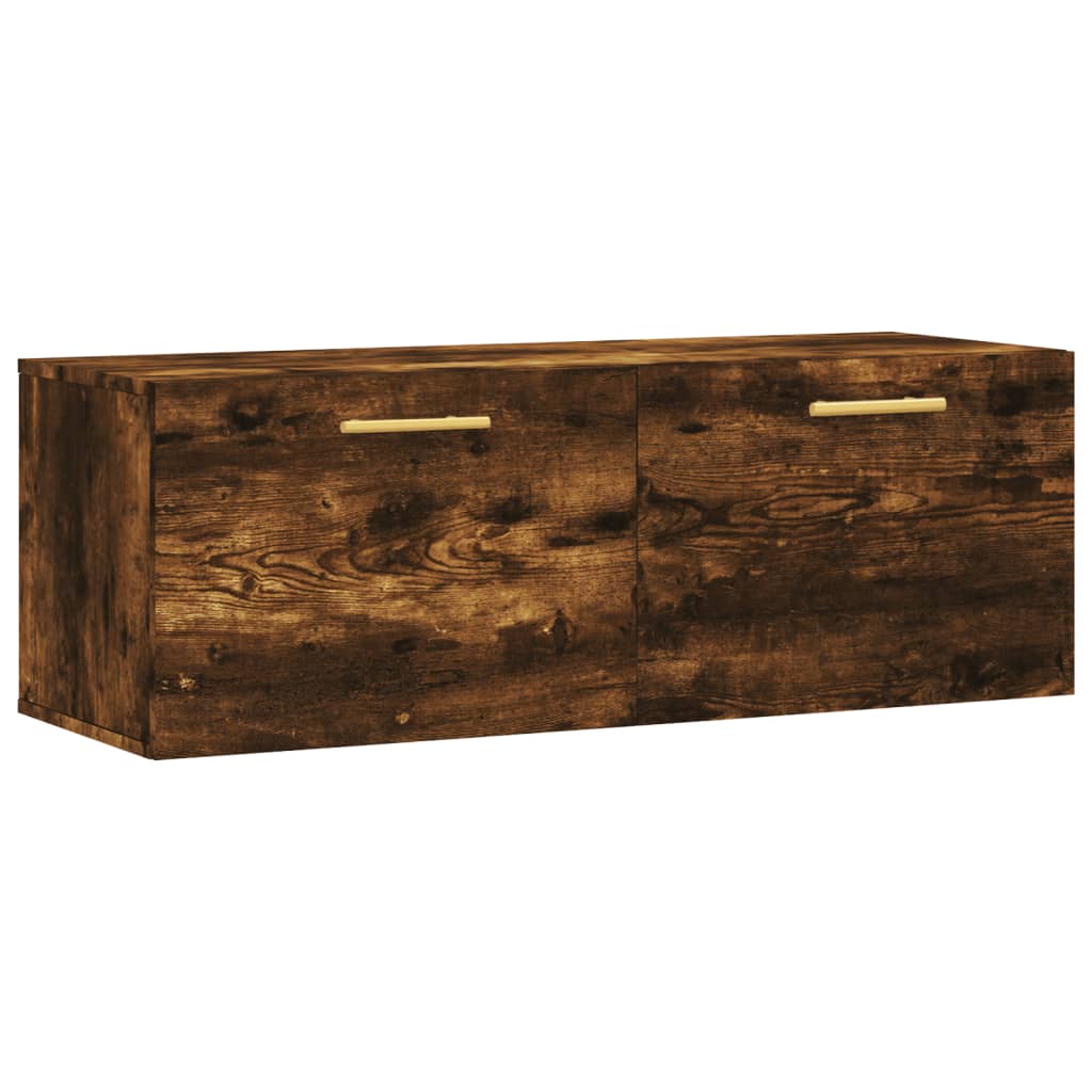 vidaXL Wall Cabinet | Smoked oak | Engineered wood | Wall Cabinet | Rectangular