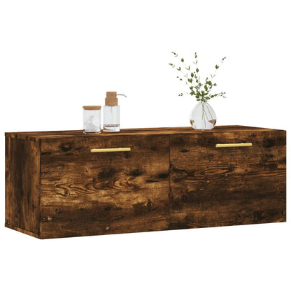 vidaXL Wall Cabinet | Smoked oak | Engineered wood | Wall Cabinet | Rectangular