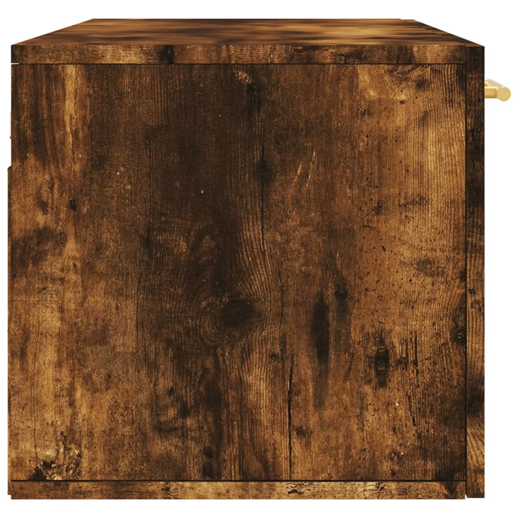 vidaXL Wall Cabinet | Smoked oak | Engineered wood | Wall Cabinet | Rectangular