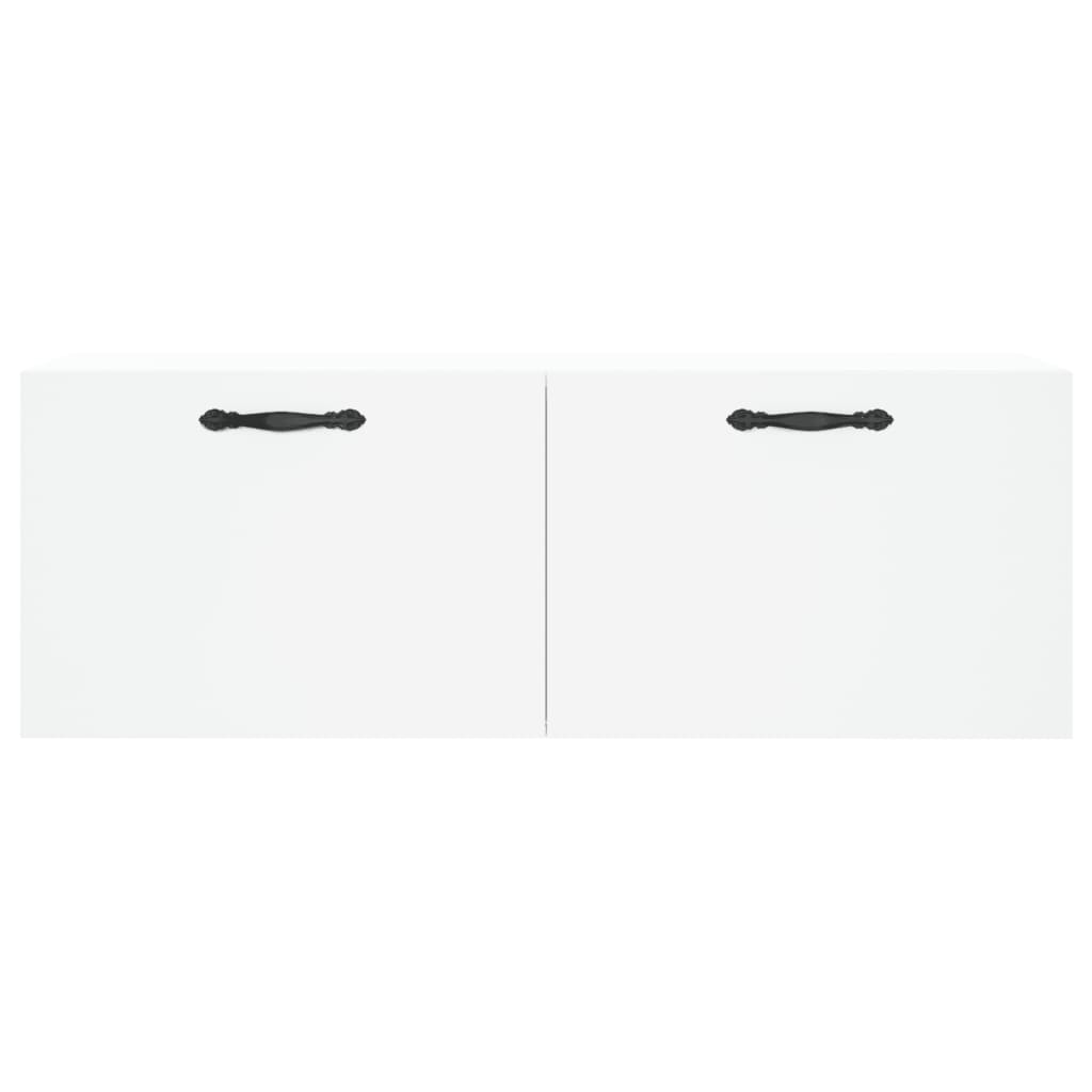 vidaXL Wall Cabinet White 100x36.5x35 cm Engineered Wood