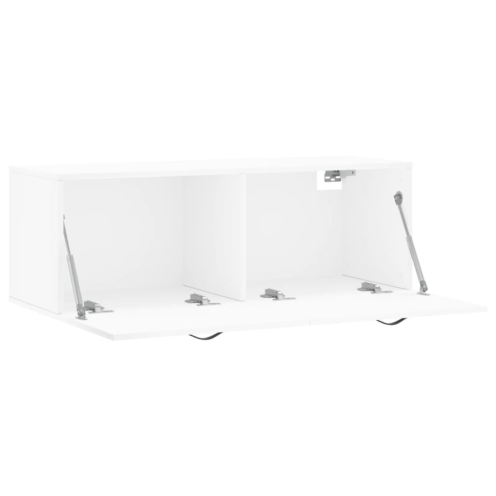 vidaXL Wall Cabinet White 100x36.5x35 cm Engineered Wood