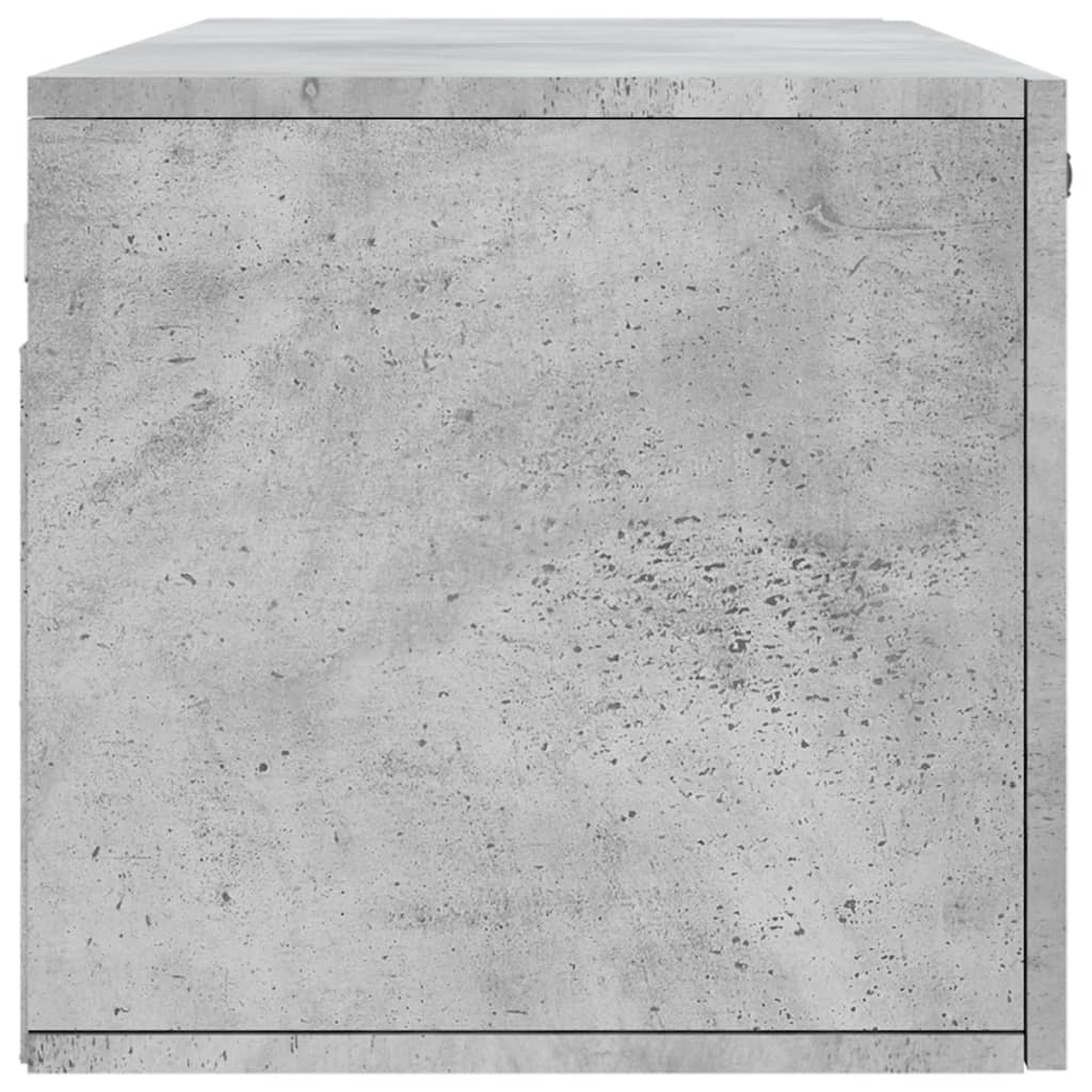 vidaXL Wall Cabinet Concrete Grey 100x36.5x35 cm Engineered Wood