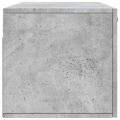 vidaXL Wall Cabinet Concrete Grey 100x36,5x35 cm Engineered Wood