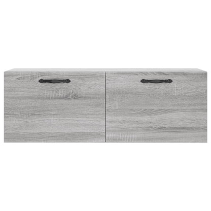 vidaXL Wall Cabinet Grey Sonoma 100x36.5x35 cm Engineered Wood