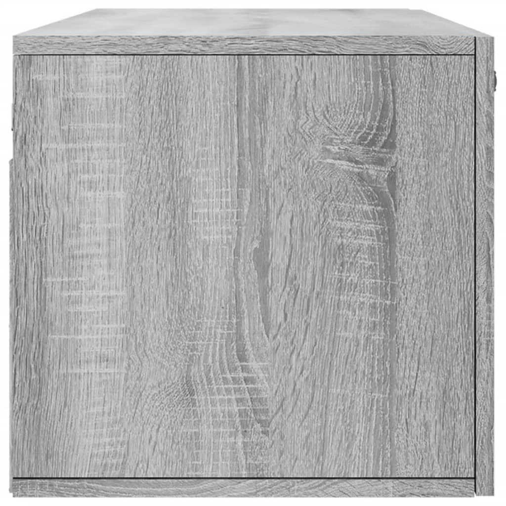 vidaXL Wall Cabinet Grey Sonoma 100x36,5x35 cm Engineered Wood