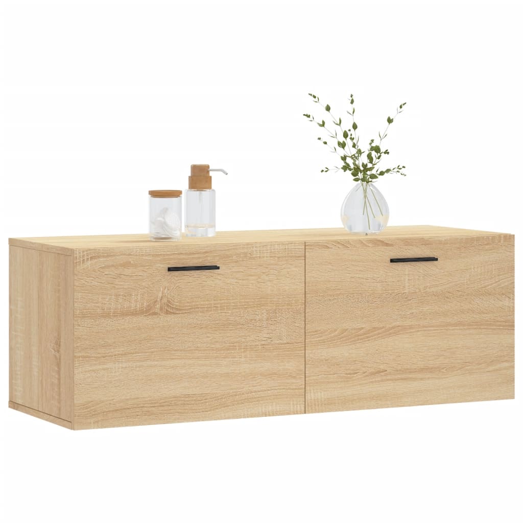 vidaXL Wall-Mounted Cabinet 100 x 36.5 x 35 cm Engineered Wood