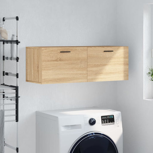 vidaXL Wall-Mounted Cabinet 100 x 36.5 x 35 cm Engineered Wood