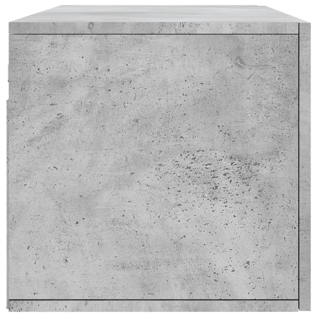 vidaXL Wall Cabinet Concrete Grey 100x36,5x35 cm Engineered Wood