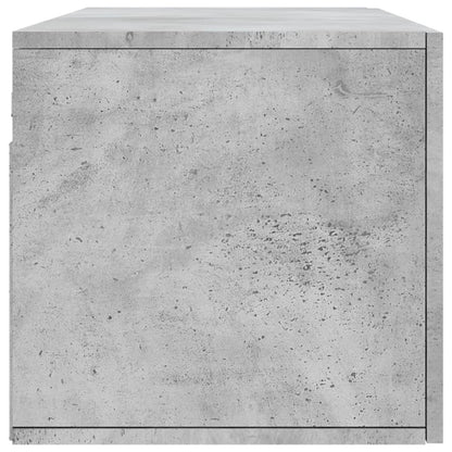 vidaXL Wall Cabinet Concrete Grey 100x36,5x35 cm Engineered Wood