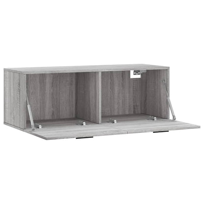 vidaXL Wall Cabinet Grey Sonoma 100x36.5x35 cm Engineered Wood